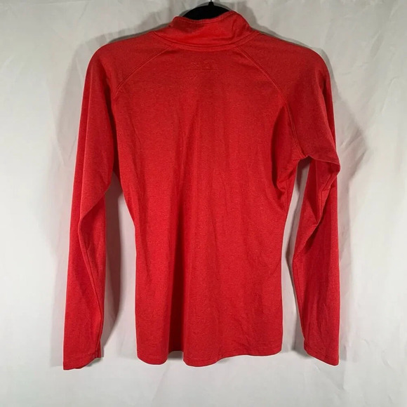 KU Jayhawks Jacket Women's Small Red 1/4 Zip Long Sleeve Pullover - Picture 7 of 7